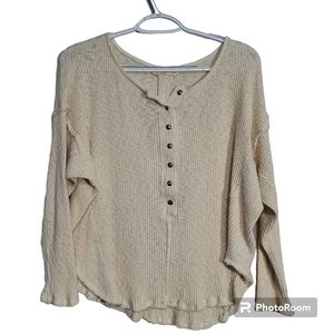 By Together Oversized Thermal Top size S